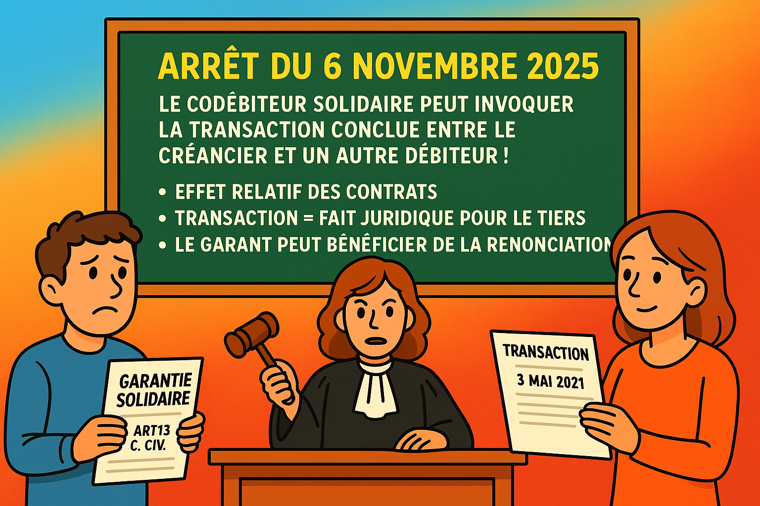 Transaction et codébiteur solidaire : Arrêt de la Cour de cassation, troisième chambre civile, 6 novembre 2025, n° 24-10.745