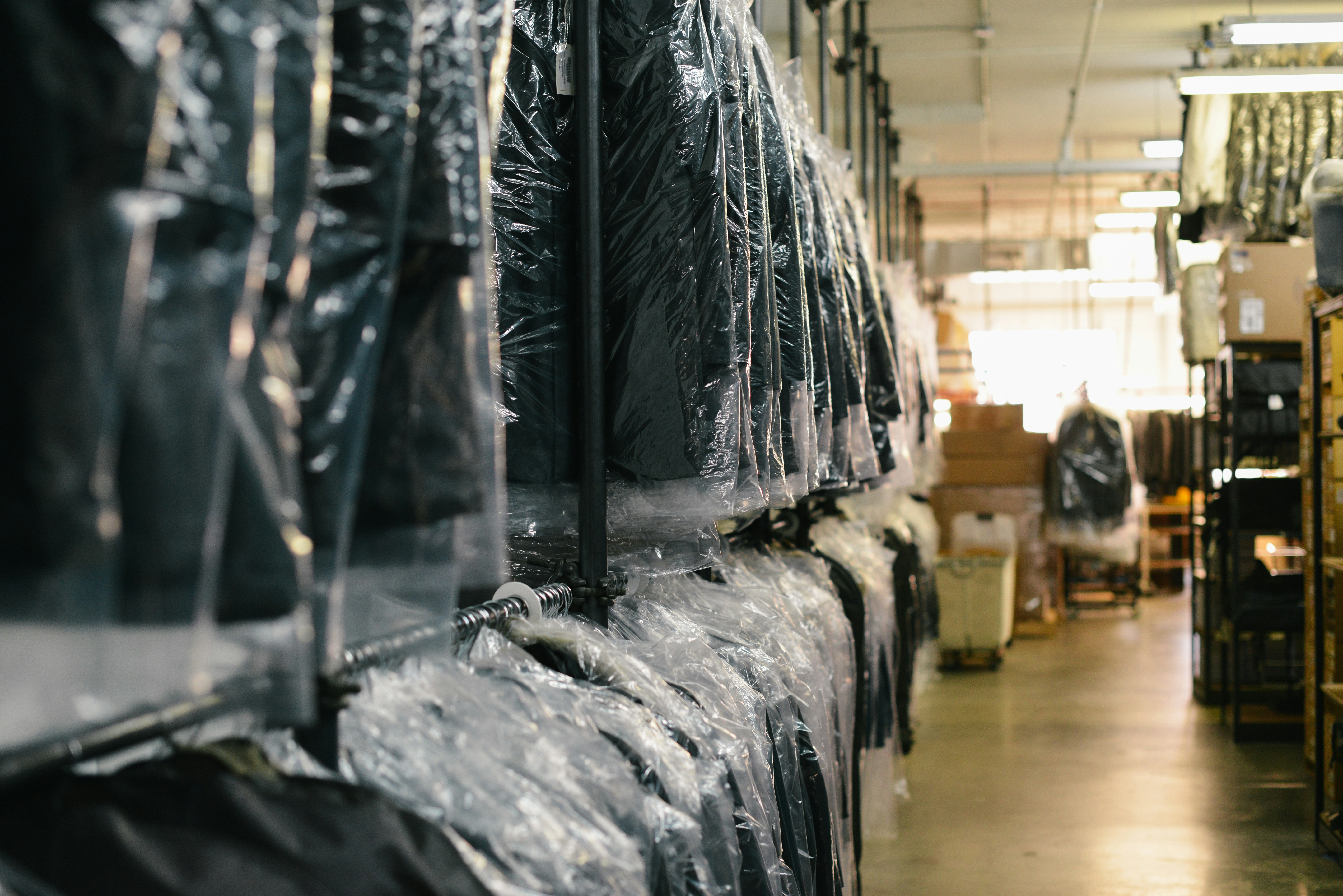 Photo of dry cleaning.