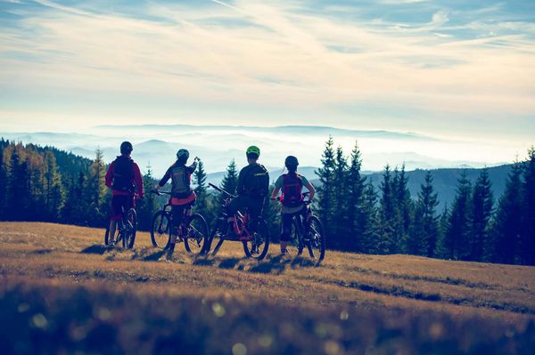 Aussicht Nebel Berge