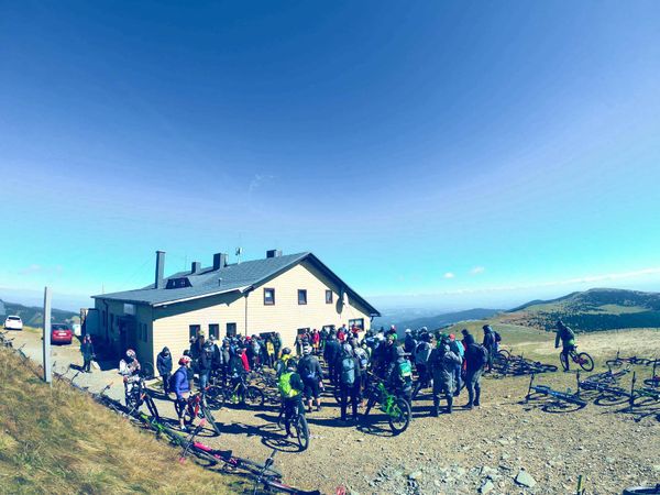 Hütte Himmel Aussicht 
