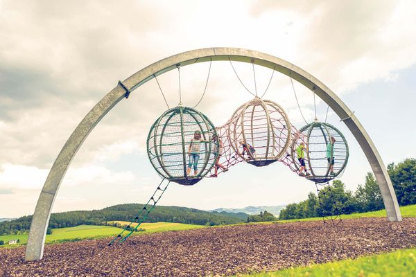 Klettergerüst Natur Motorikpark