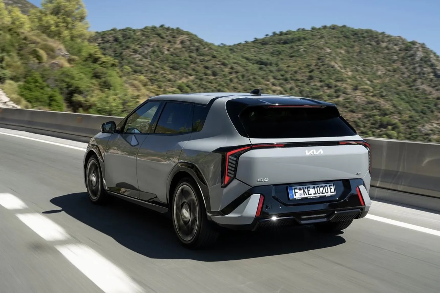 2025 Kia EV4 rear rolling