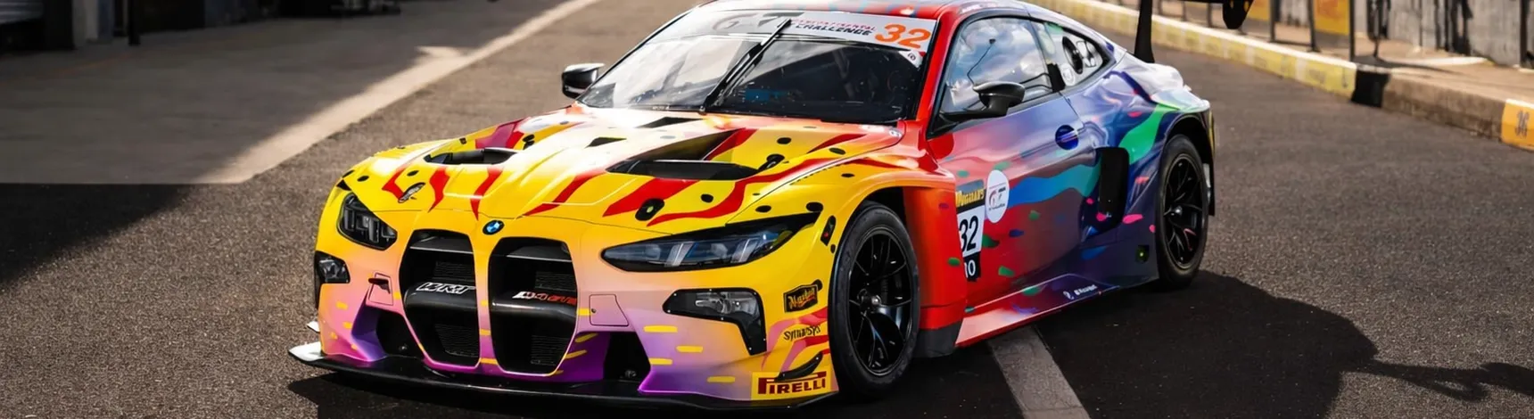 #32-BMW-M4-GT3-EVO-BMW-ArtCar-#8-Ken-Done-40Years-M3-Bathurst12Hour