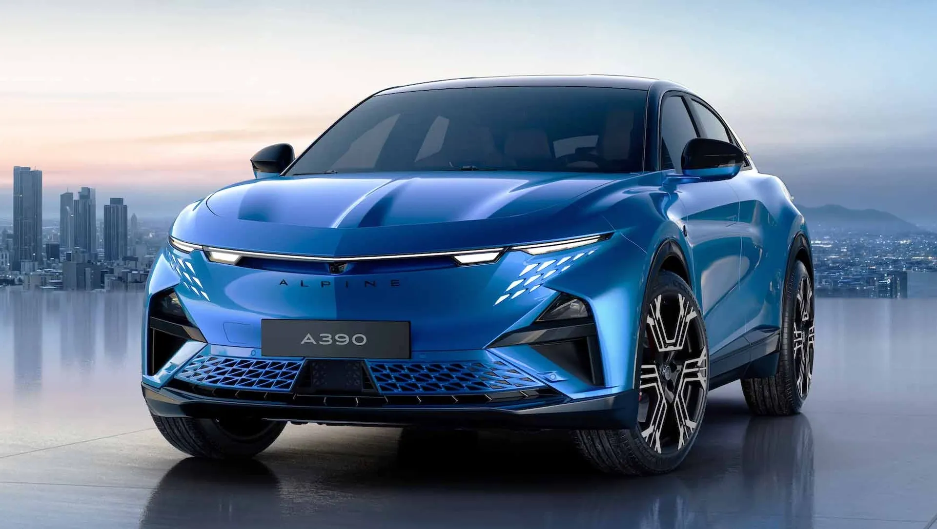 Best EVs below 70.000 € 2026 Alpine A390 GT blue