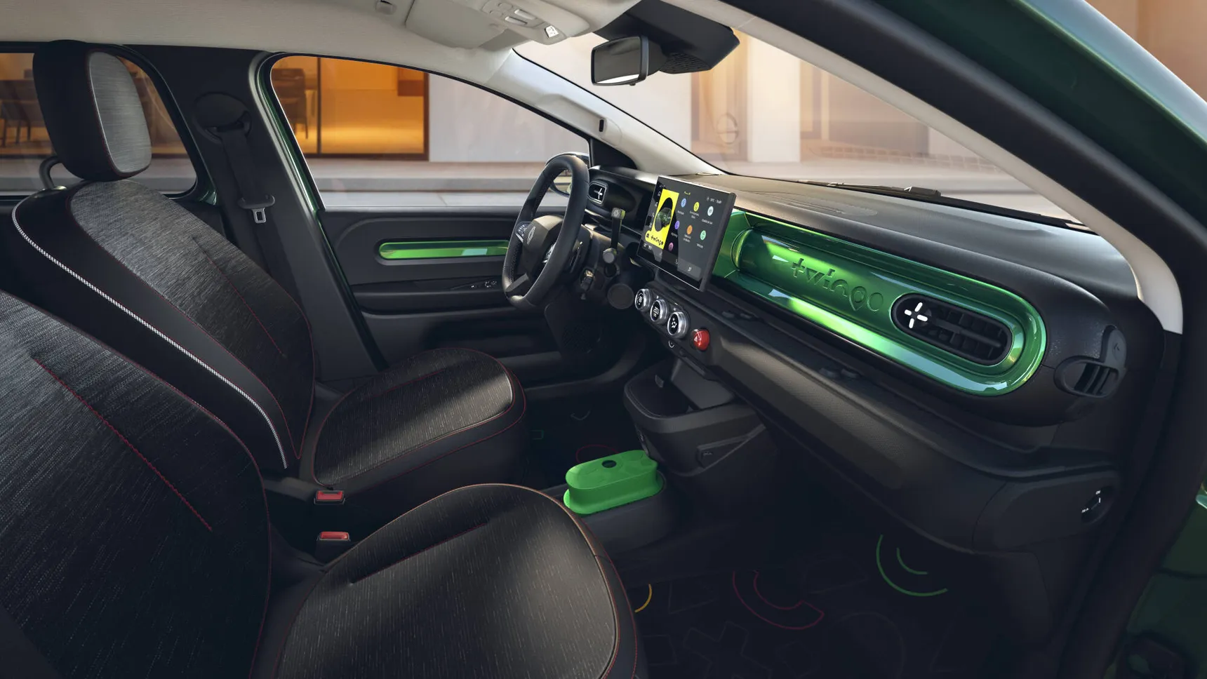 2026 Renault Twingo E-Tech Interior Green