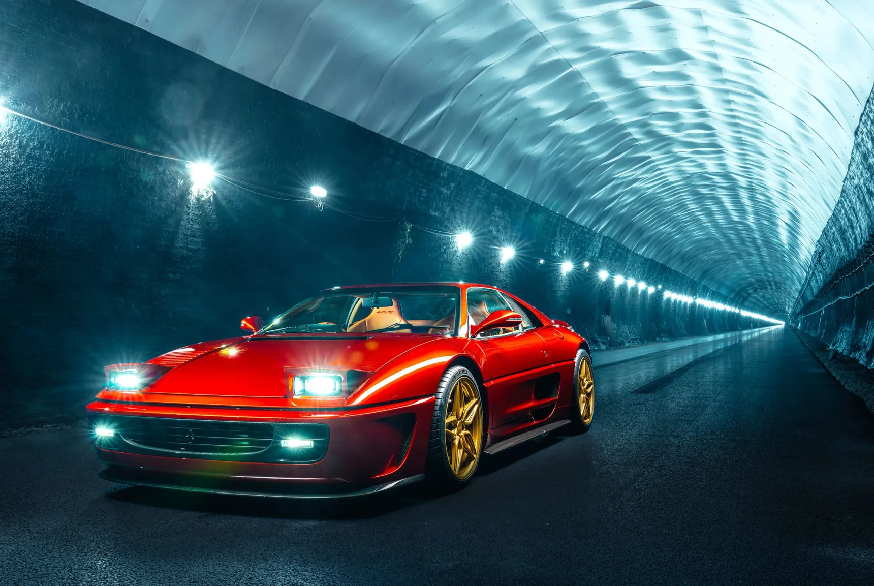 Ferrari-F355-by-Evoluto-Front-Restomod-Wallpaper-HD