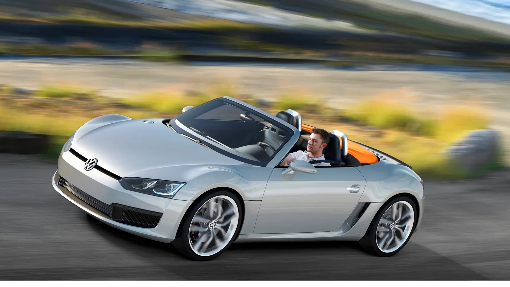 Volkswagen_The_Concept_BlueSport_MidEngined_Roadster_Driving