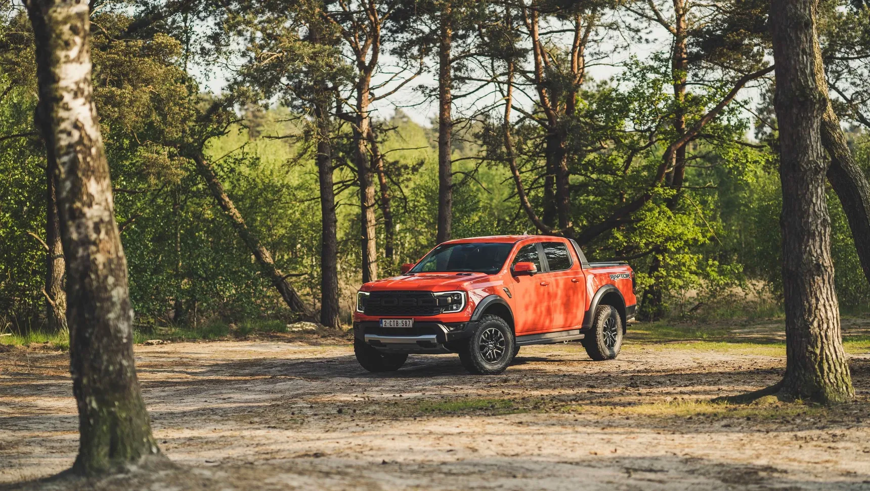 2024 Ford Ranger Raptor front 3/4