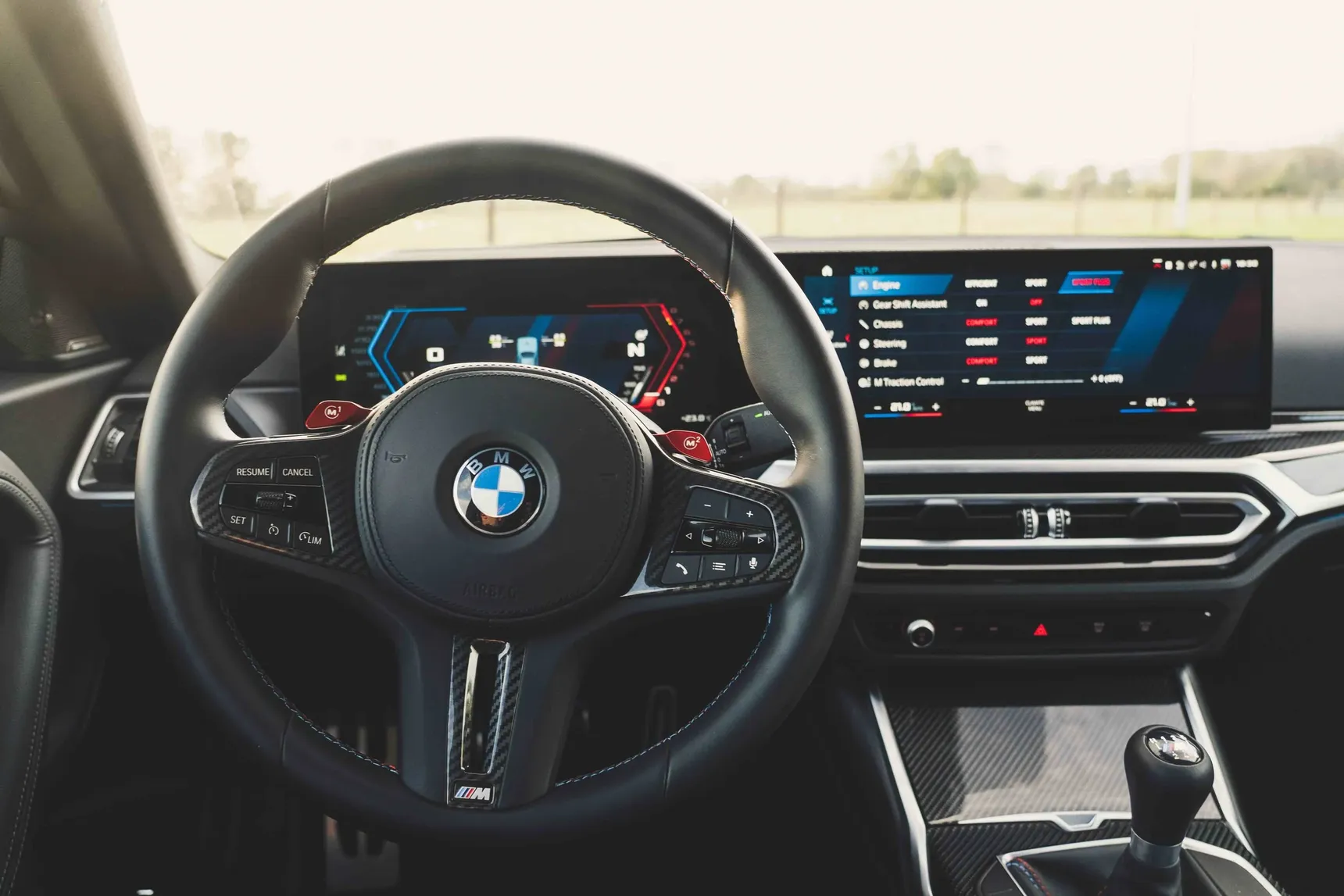 2024 BMW M2 manual interior gearstick