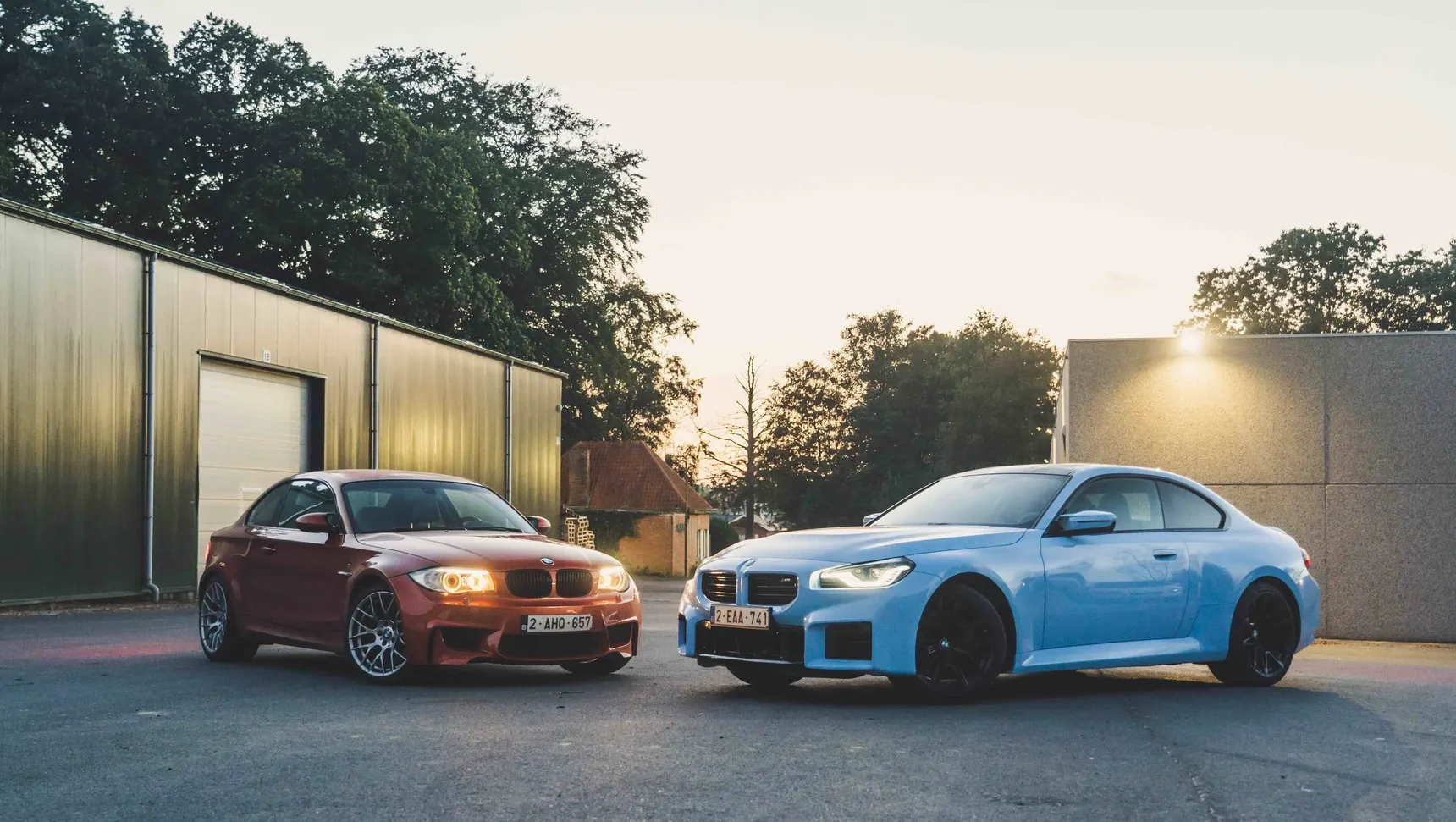 2024 BMW M2 manual with BMW 1M front