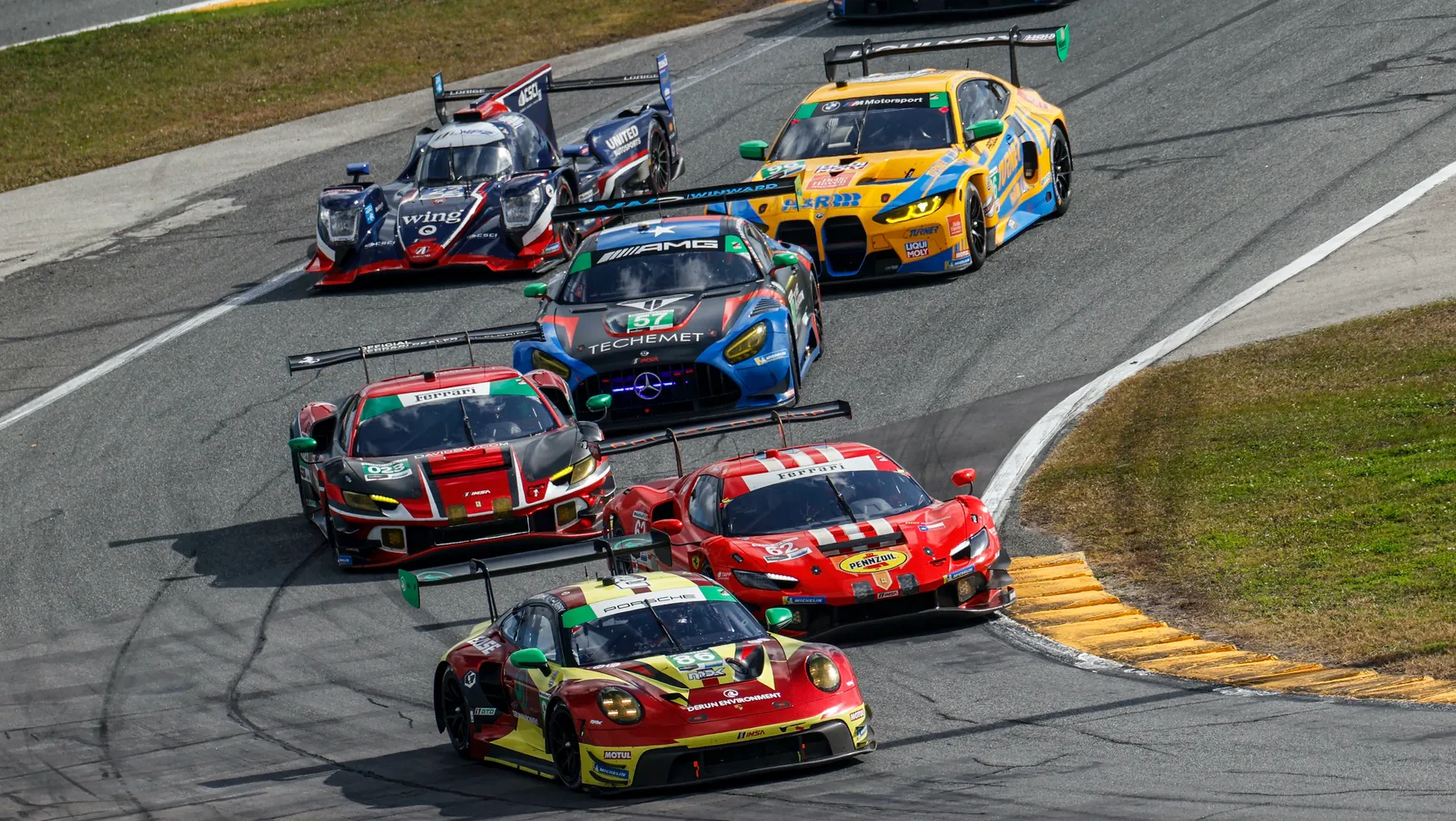 2026 Daytona Rolex 24H Race Results - GTD Ferrari, Porsche Mercedes, BMW, LMP2 Oreca
