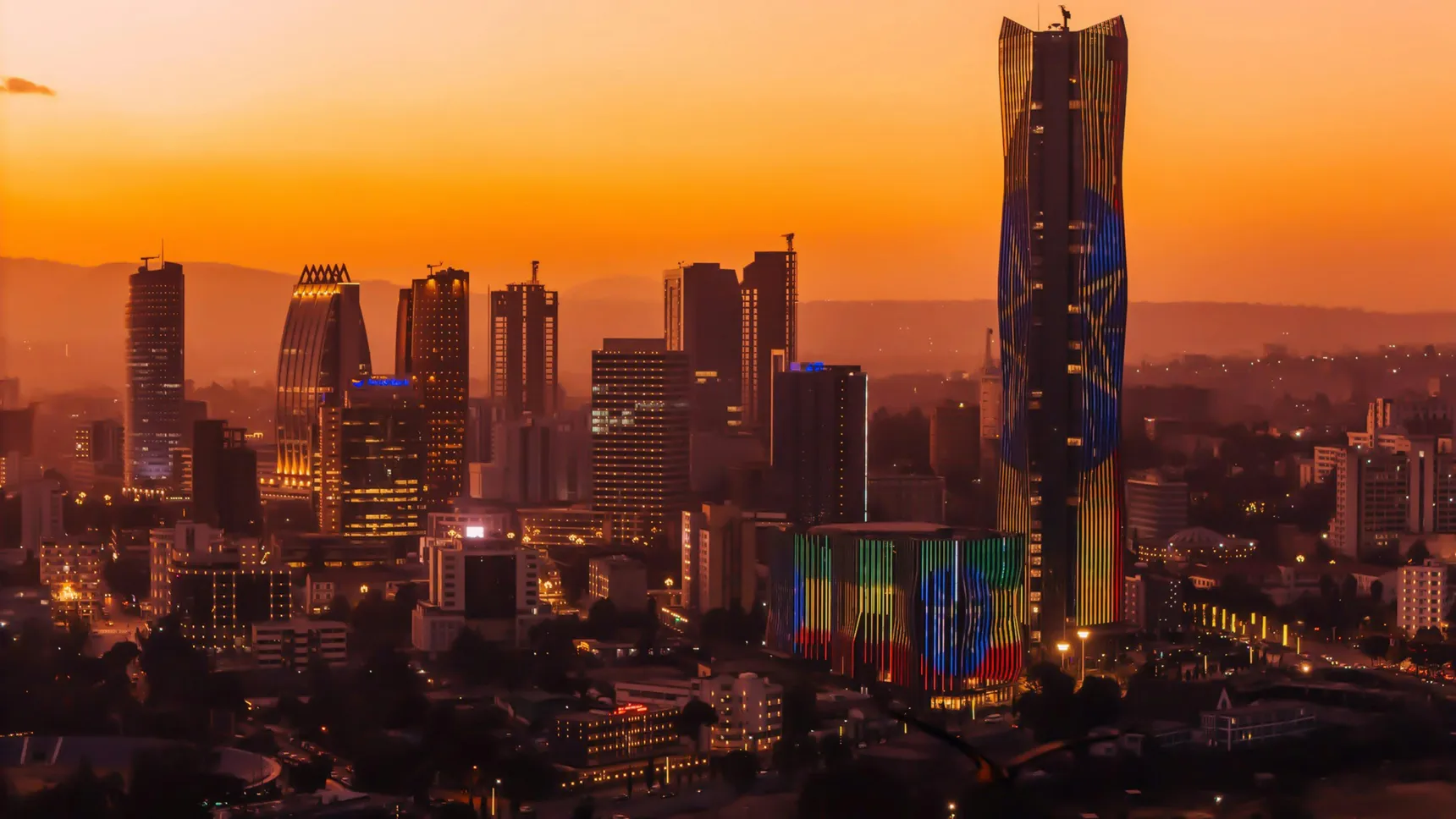 Ethiopië_Skyline_Sunset_Wallpaper_HD