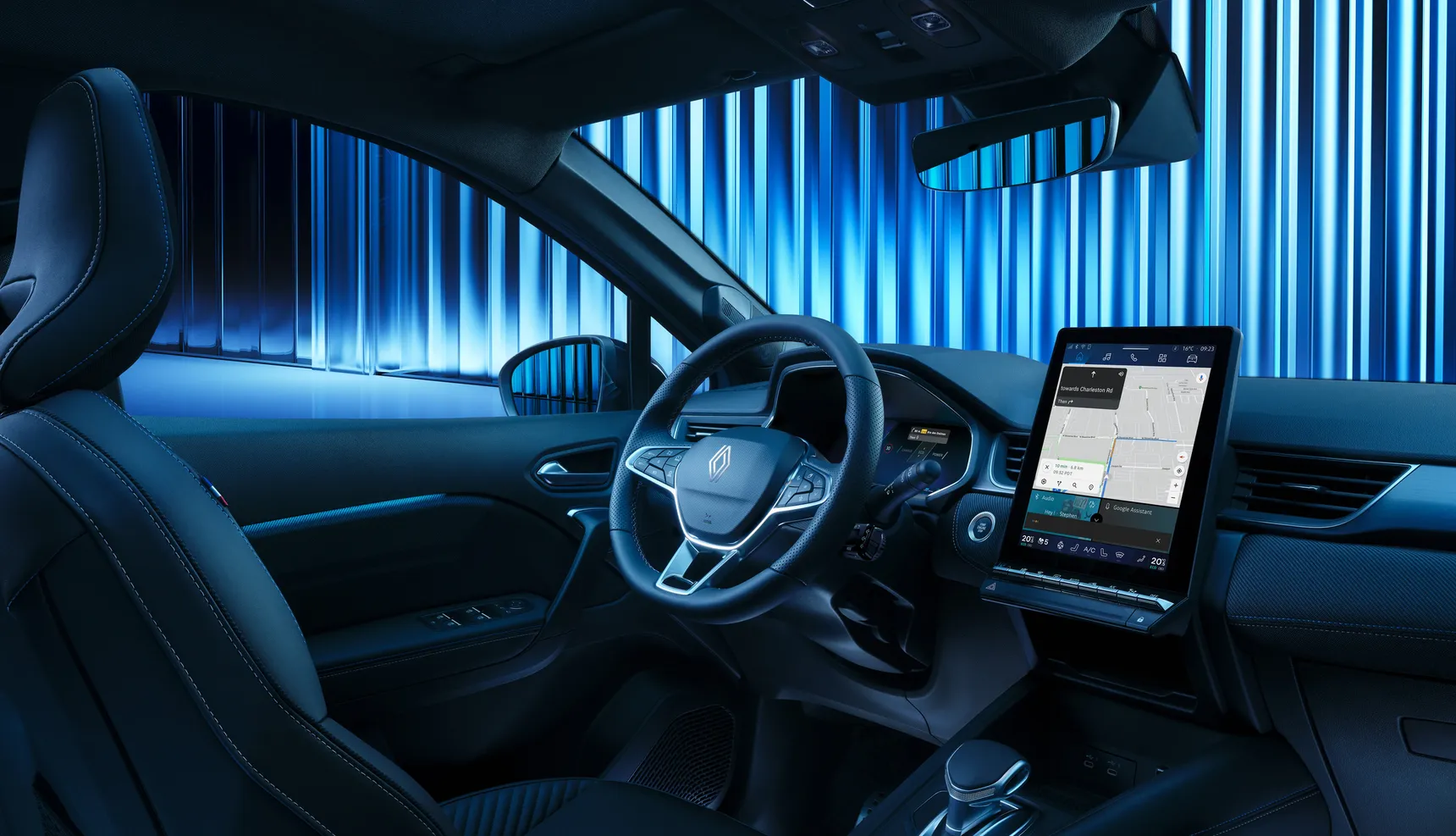 Renault Symbioz E-Tech full hybrid Esprit Alpine Rafale Grey Interior HD