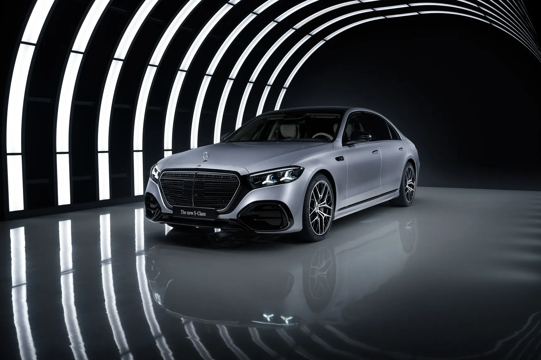 2026 Mercedes-Benz S-Class Facelift silver front 3/4