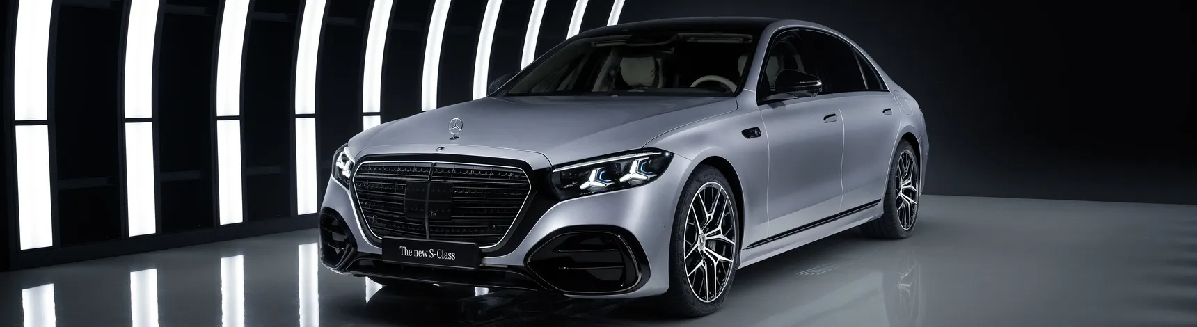 2026 Mercedes-Benz S-Class Facelift silver front 3/4
