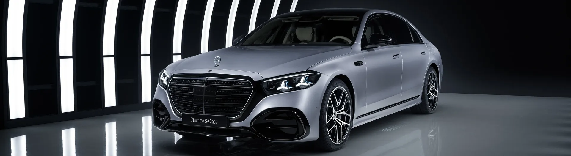 2026 Mercedes-Benz S-Class Facelift silver front 3/4