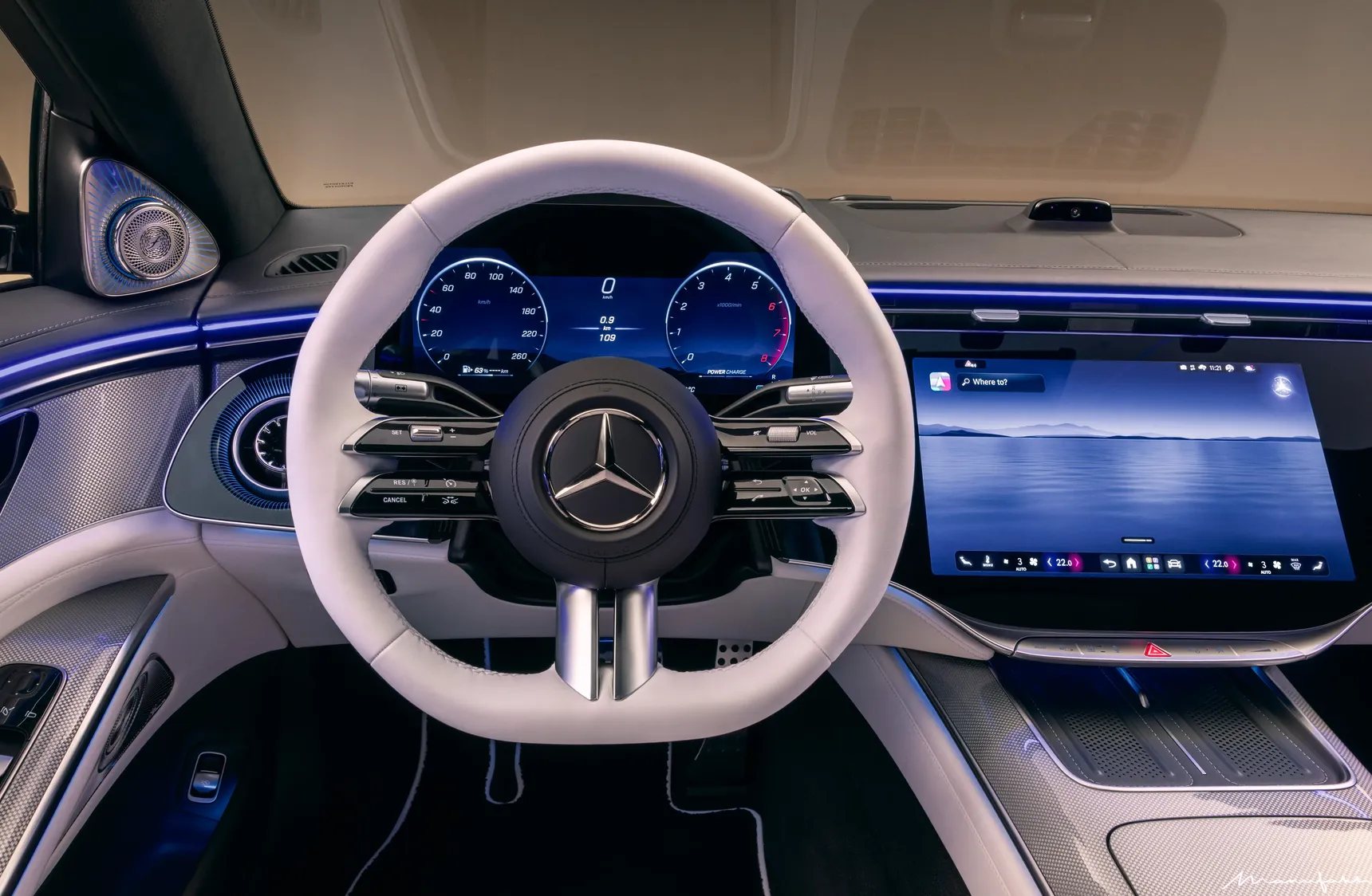 2026 Mercedes-Benz S-Class Facelift steering wheel interior