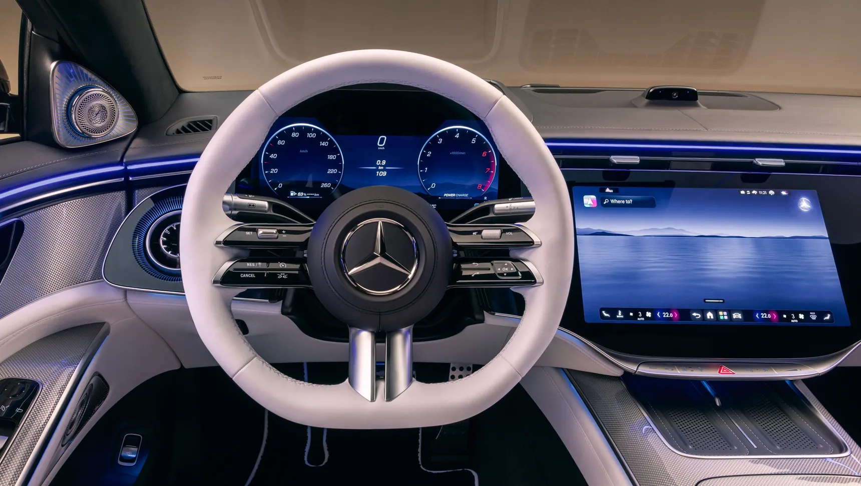 2026 Mercedes-Benz S-Class Facelift steering wheel interior