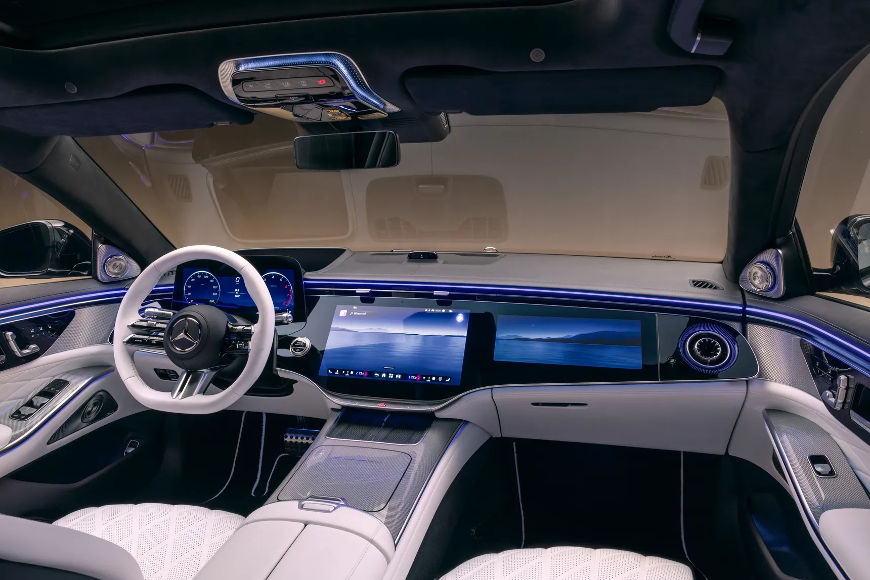 2026 Mercedes-Benz S-Class Facelift interior superscreen