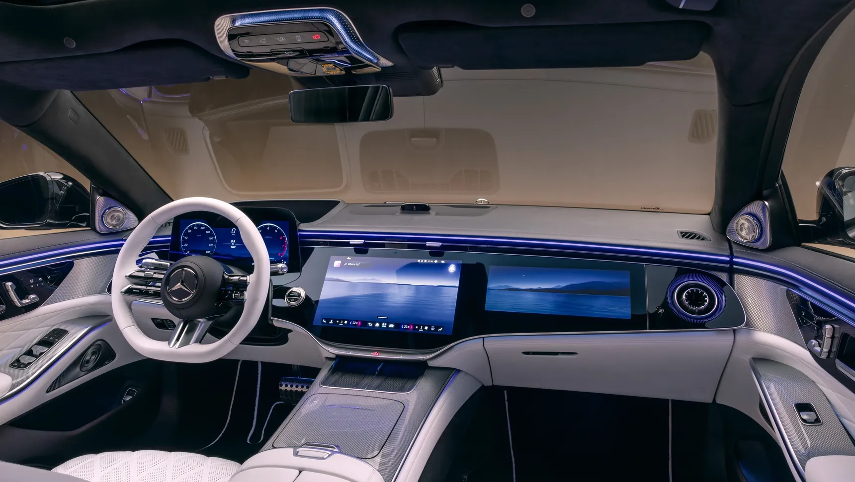 2026 Mercedes-Benz S-Class Facelift interior superscreen