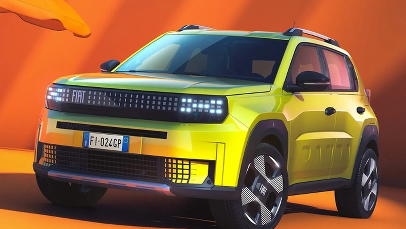 2025 Fiat Grande Panda front 3/4