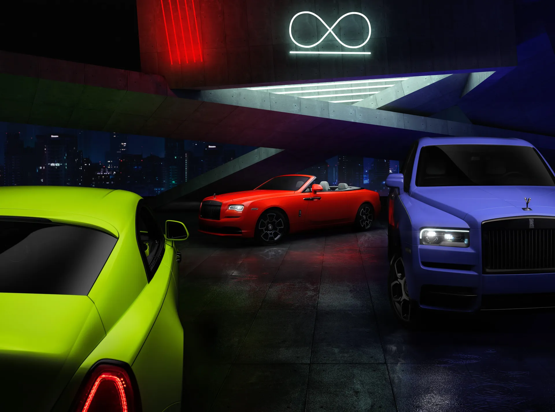 ROLLS-ROYCE_CELEBRATES_TENTH_ANNIVERSARY_OF_BLACK BADGE_Phantom_Spectre_Cullinan_Ghost_Dawn_Spirit_of_Ecstasy_Wallpaper_HD