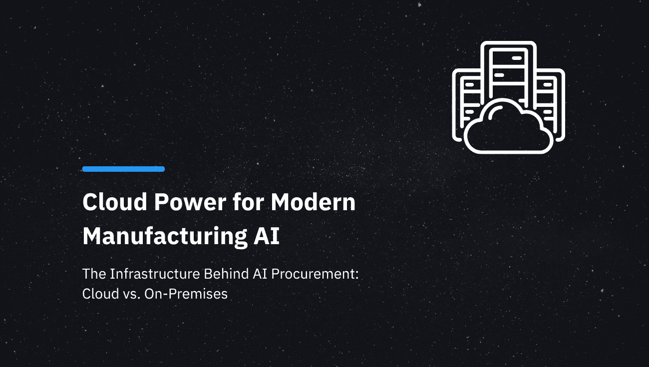 Cloud vs. On-Premises: Why AI Is Setting New Infrastructure Standards in Technical Procurement