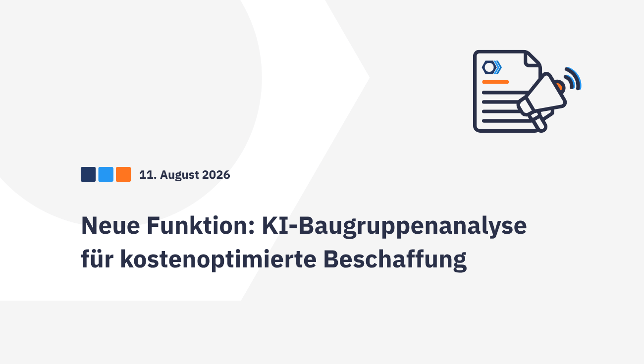 PartSpace erweitert KI-Plattform um Baugruppenanalyse für die technische Beschaffung