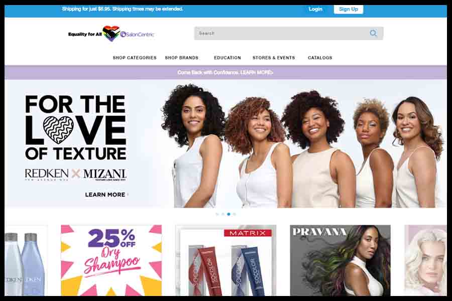 SalonCentric Screenshot