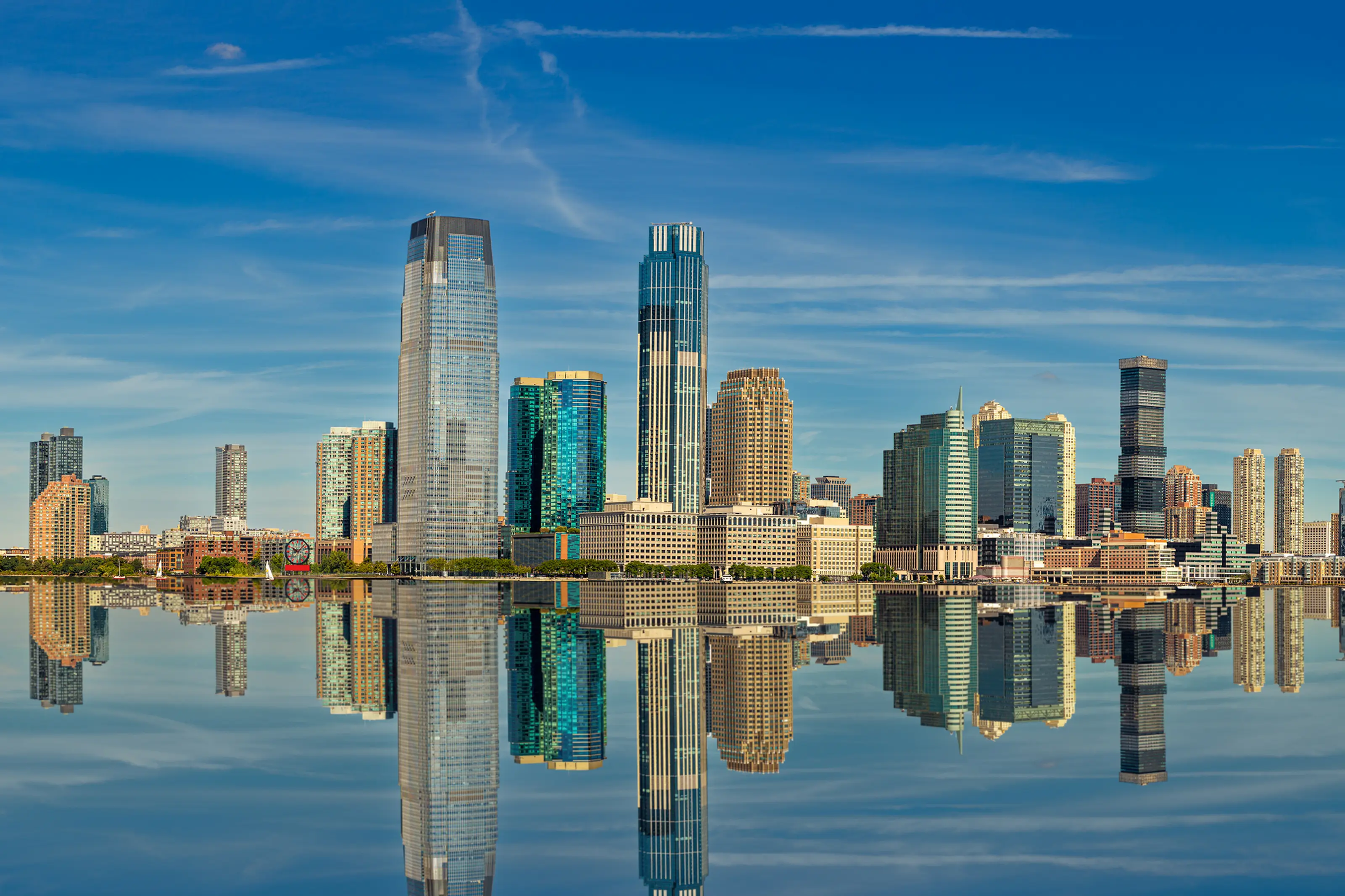 New Jersey City Skyline