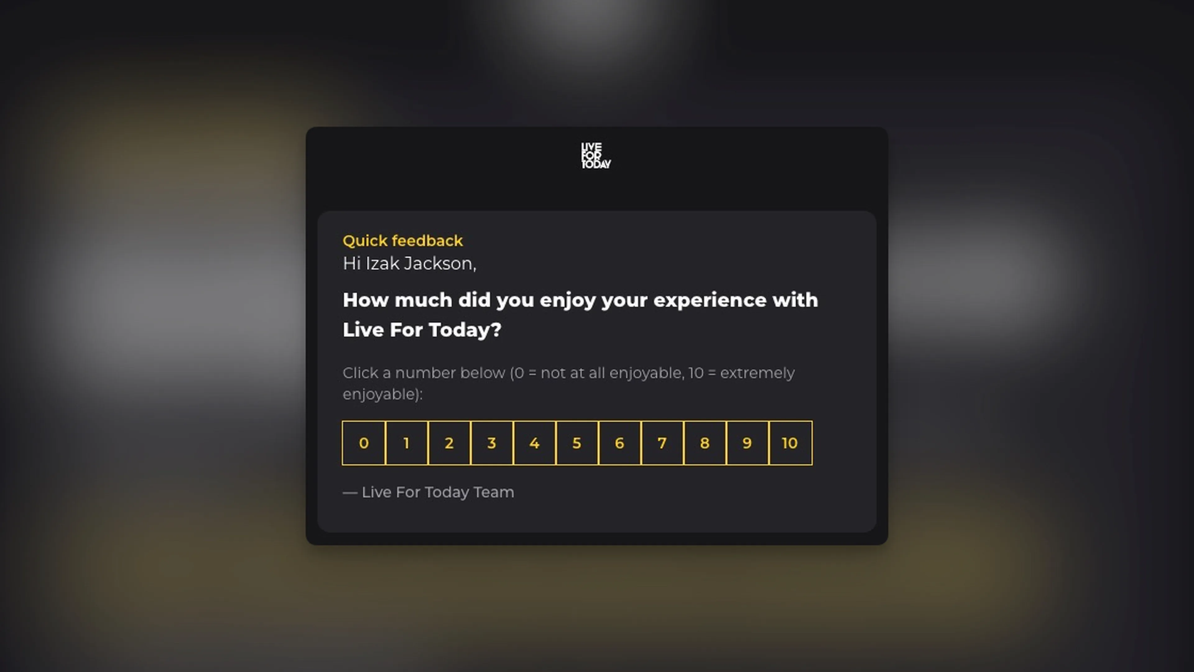 53° Reviews Email