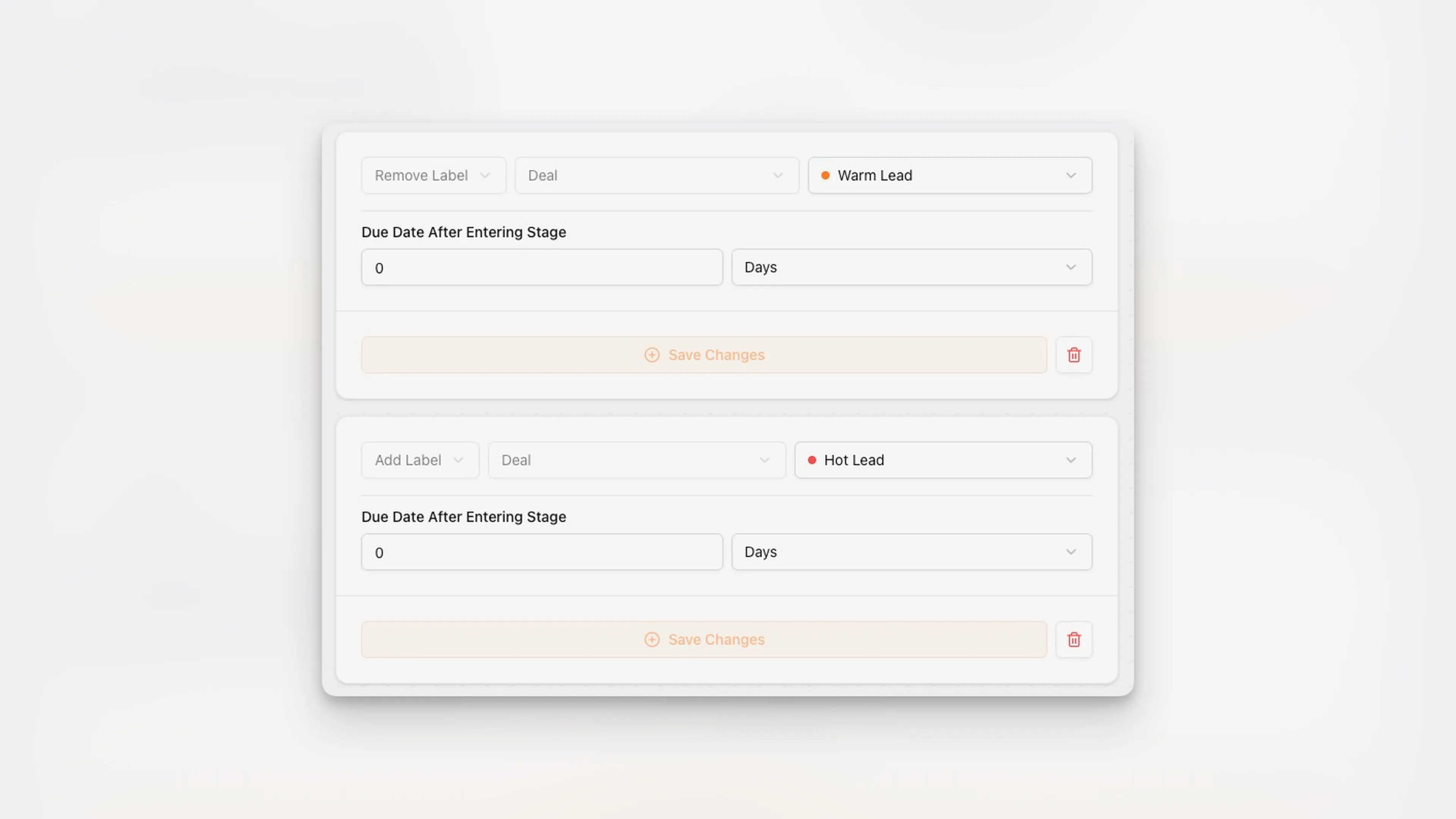53° Label Automations