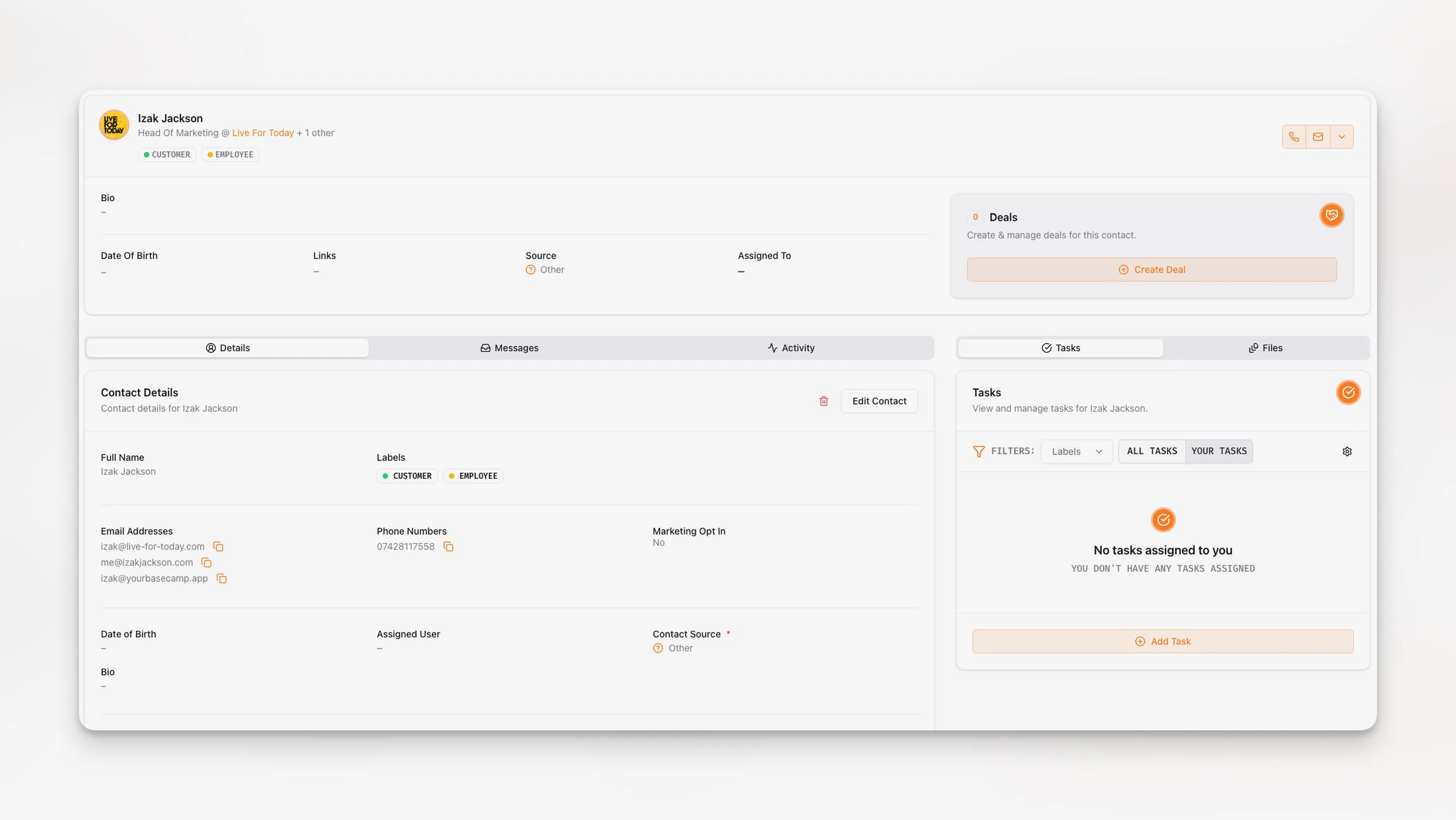 53° Customer Profile