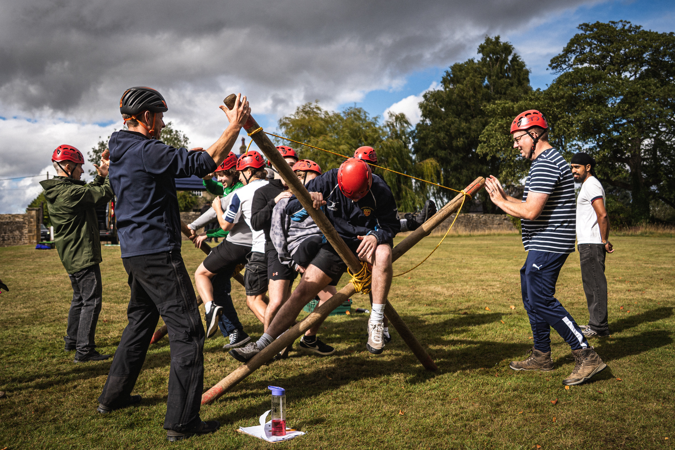big group booking for team building experience