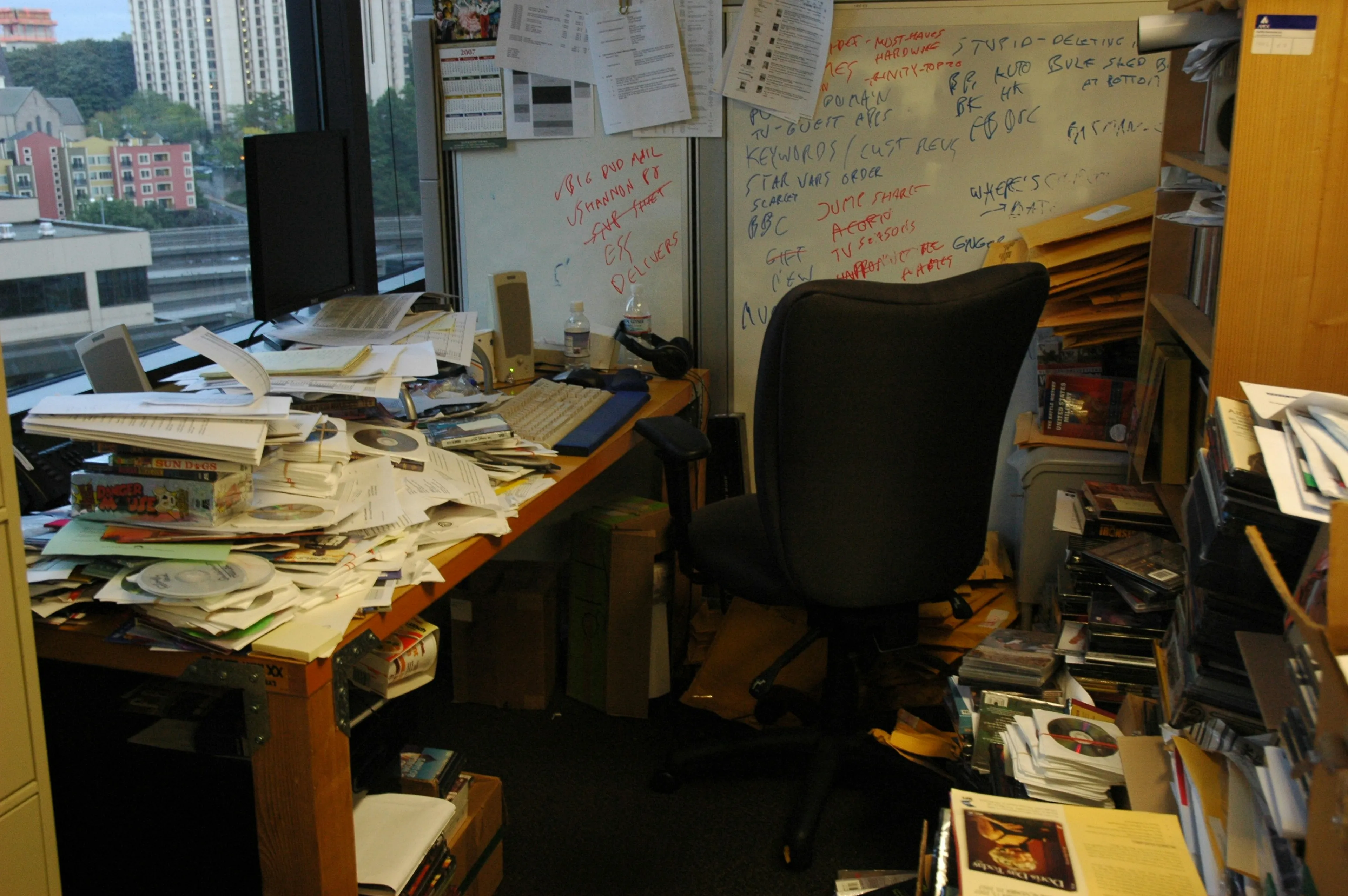 messy organisation makes work harder