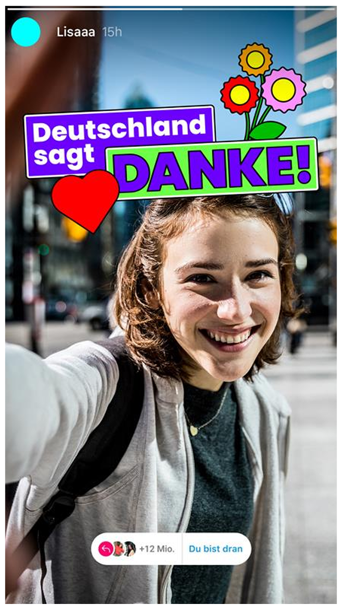 Instagram Story: Lisaaa sagt Danke!