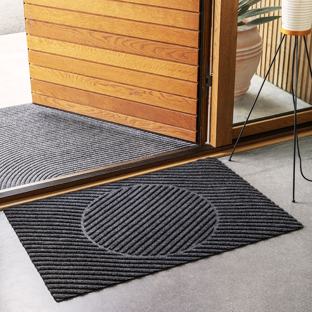 Heymat Grain Amethyst Front Doormat for Indoor Entry | Purple