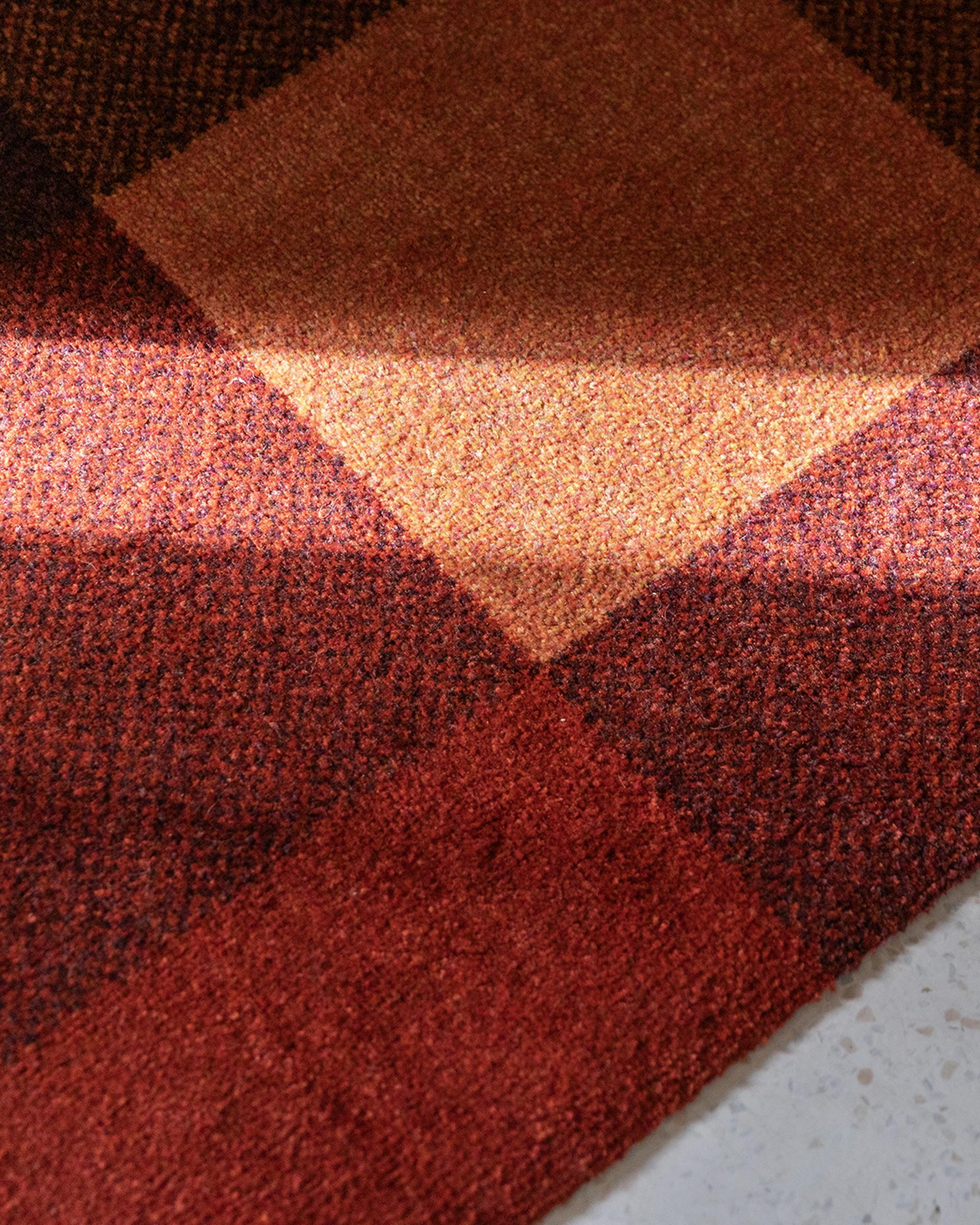 Close up of Mix Ember doormat