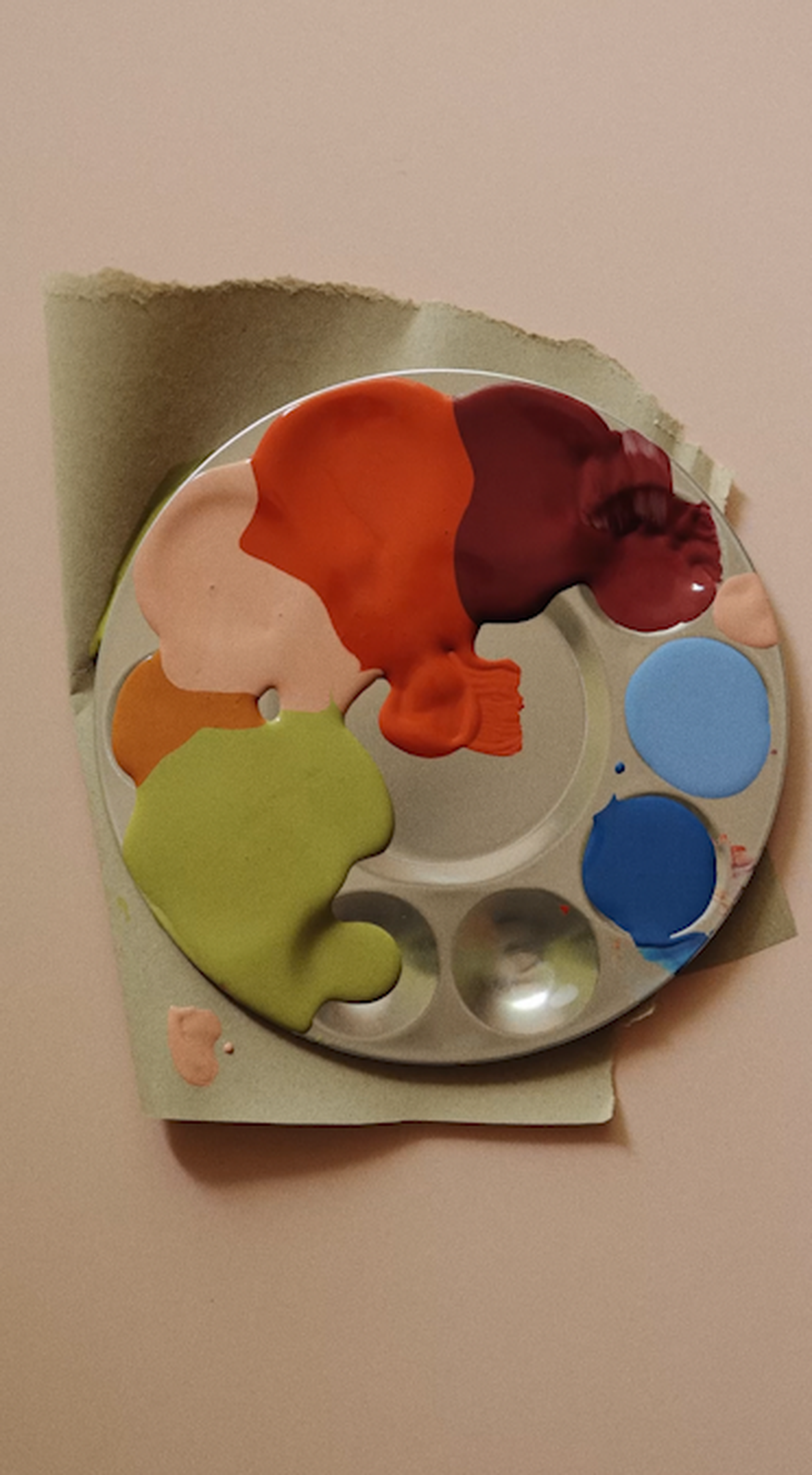 Color palette with a lot of colors on
