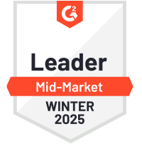 Badge for Leader Mid-Market Winter 2025