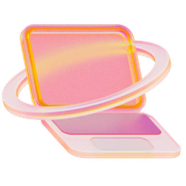 Abstract icon of a laptop and devices being managed