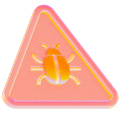 Abstract icon of a vulnerability
