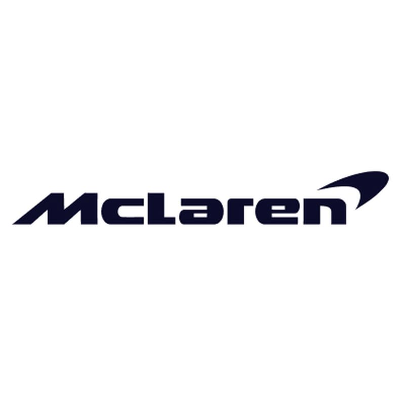 A logo of the company McLaren