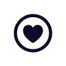 Wellness heart icon