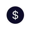 Salary coin icon