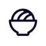 Bowl of food icon