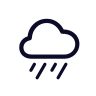 Sick days raincloud icon