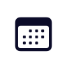 Holidays calendar icon