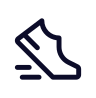 Running shoe icon
