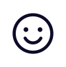 Smiling face icon